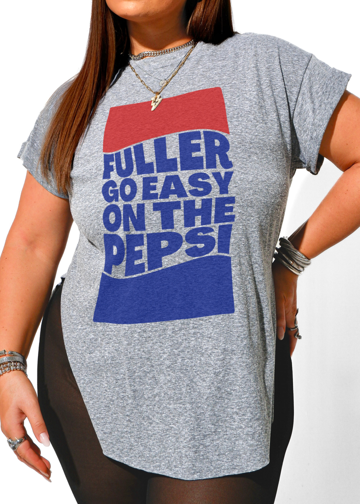 pebby forevee Side Slit Tee EASY ON THE PEPSI SIDE SLIT TEE