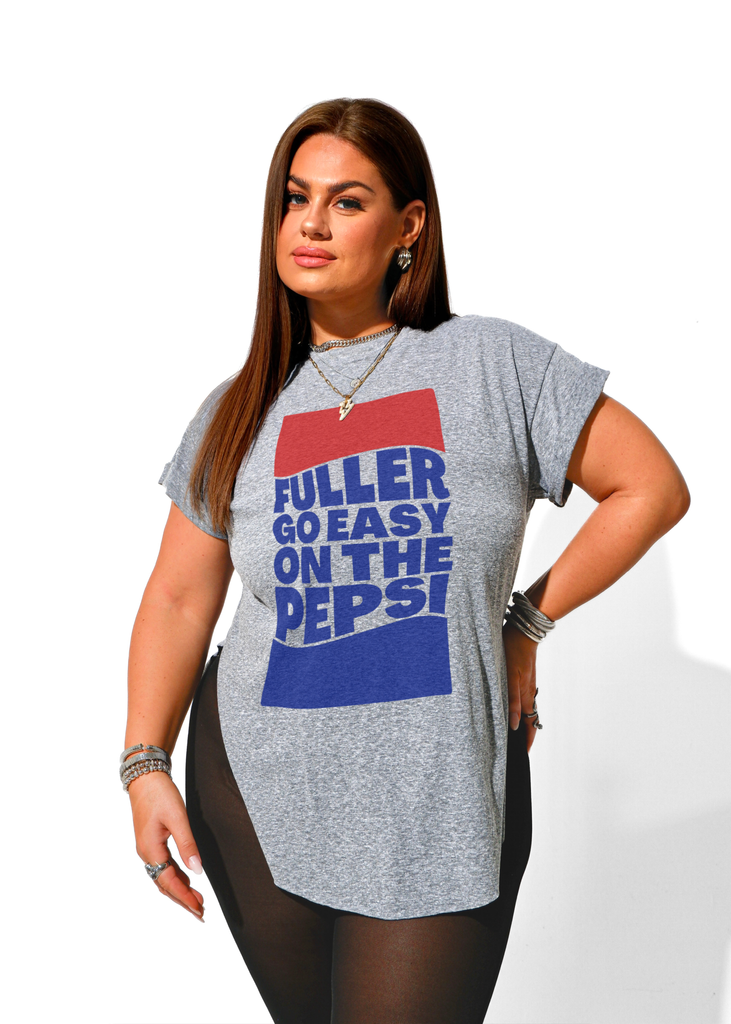 pebby forevee Side Slit Tee EASY ON THE PEPSI SIDE SLIT TEE