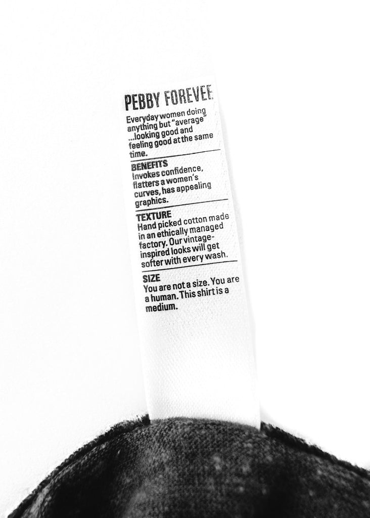 pebby forevee Side Slit Tee EVERYTHING IS GONNA BE ALRIGHT BLEACHED OUT SIDE SLIT TEE