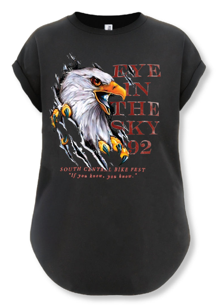 pebby forevee Side Slit Tee EYE IN THE SKY SIDE SLIT TEE