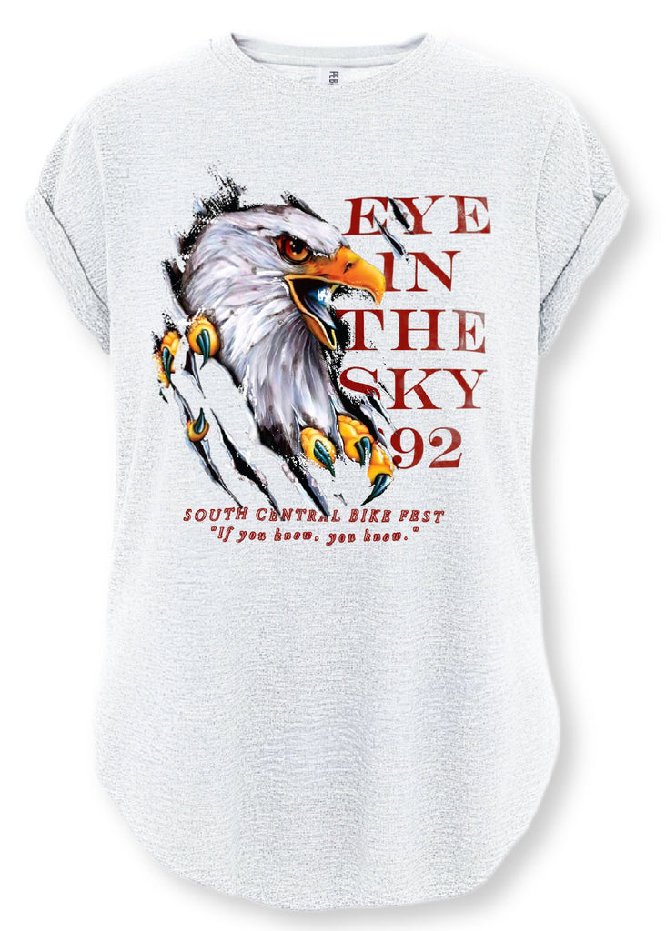 pebby forevee Side Slit Tee EYE IN THE SKY SIDE SLIT TEE