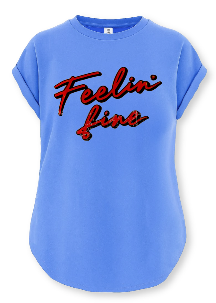 pebby forevee Side Slit Tee FEELIN' FINE SIDE SLIT TEE