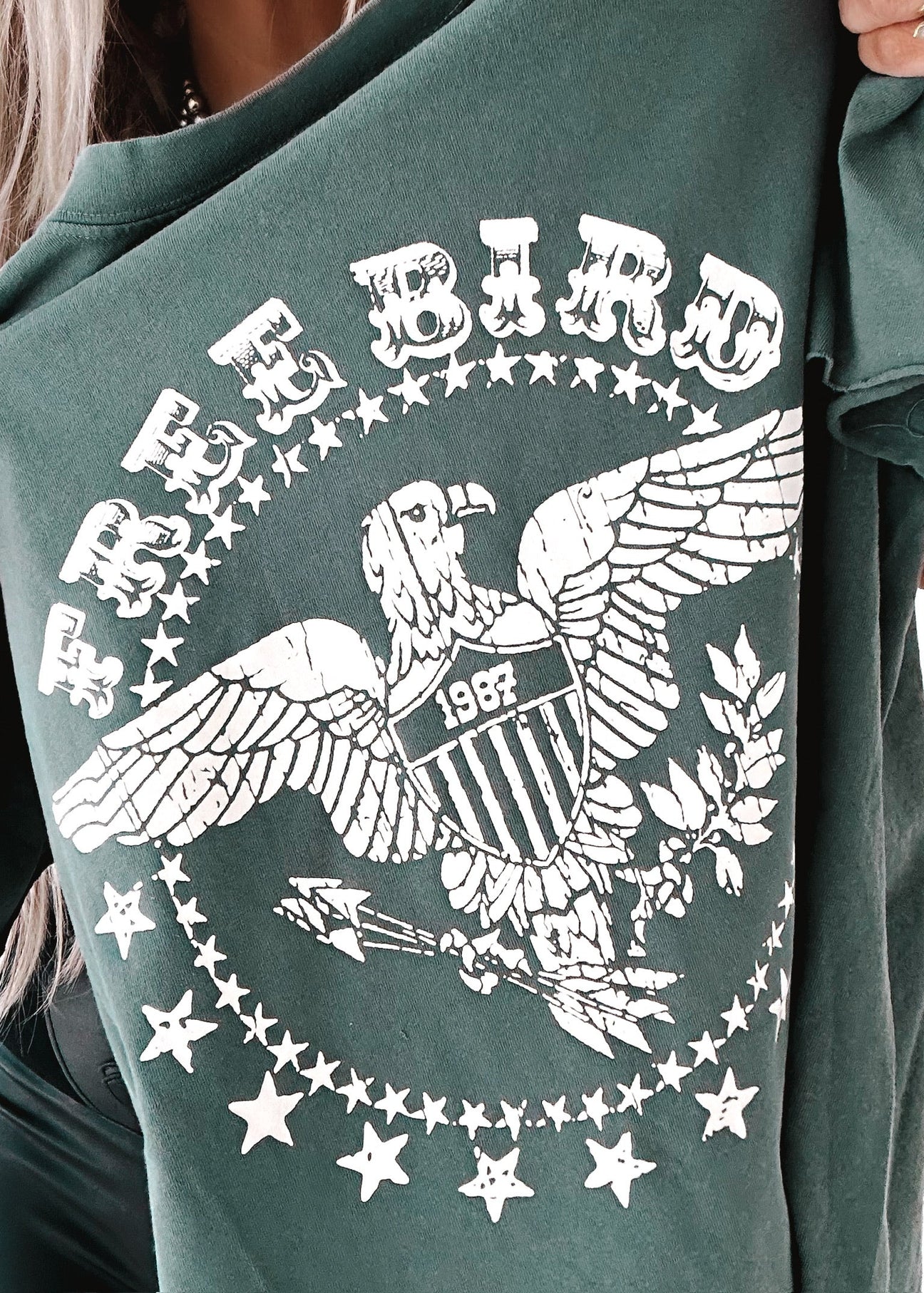pebby forevee Side Slit Tee FREE BIRD SIDE SLIT TEE