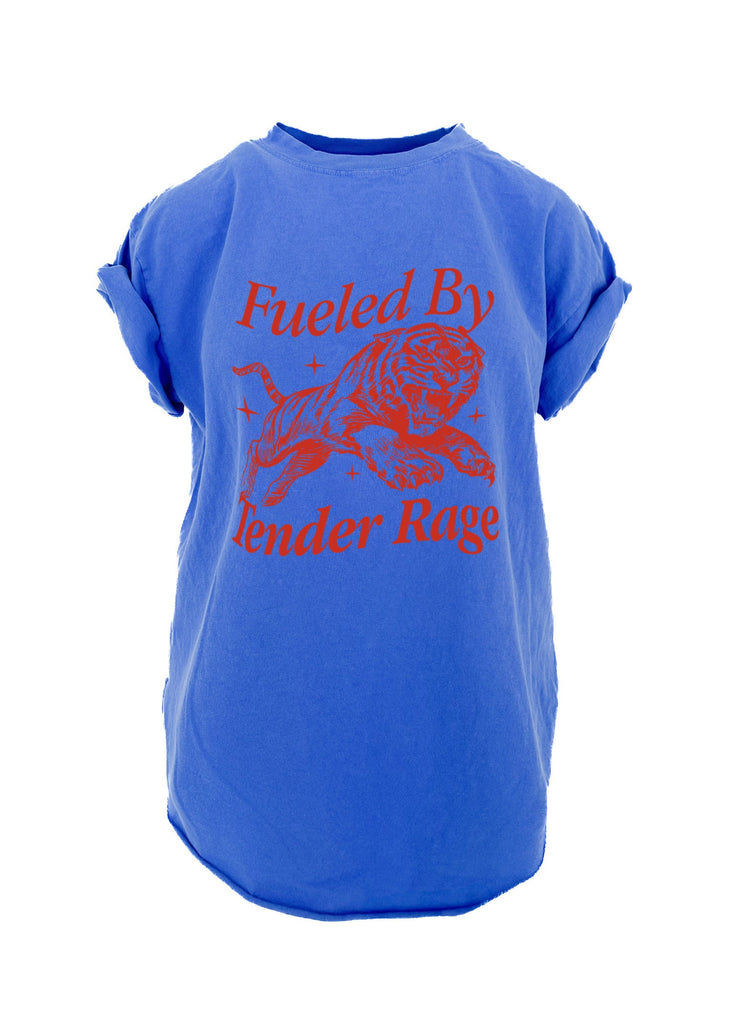 pebby forevee Side Slit Tee FUELED BY TENDER RAGE SIDE SLIT TEE