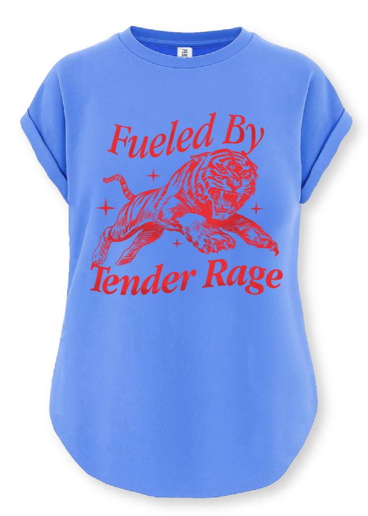 pebby forevee Side Slit Tee FUELED BY TENDER RAGE SIDE SLIT TEE