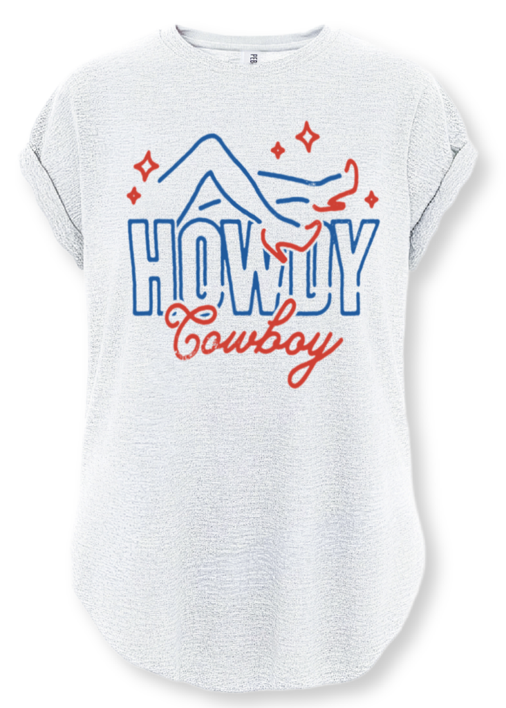 pebby forevee Side Slit Tee GIDDY UP SIDE SLIT TEE