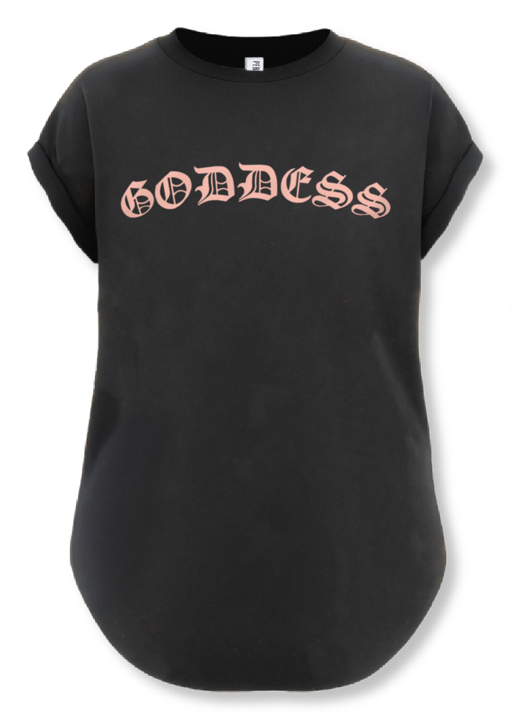 pebby forevee Side Slit Tee GODDESS SIDE SLIT TEE
