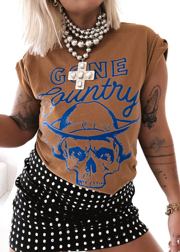 pebby forevee Side Slit Tee GONE COUNTRY SIDE SLIT TEE