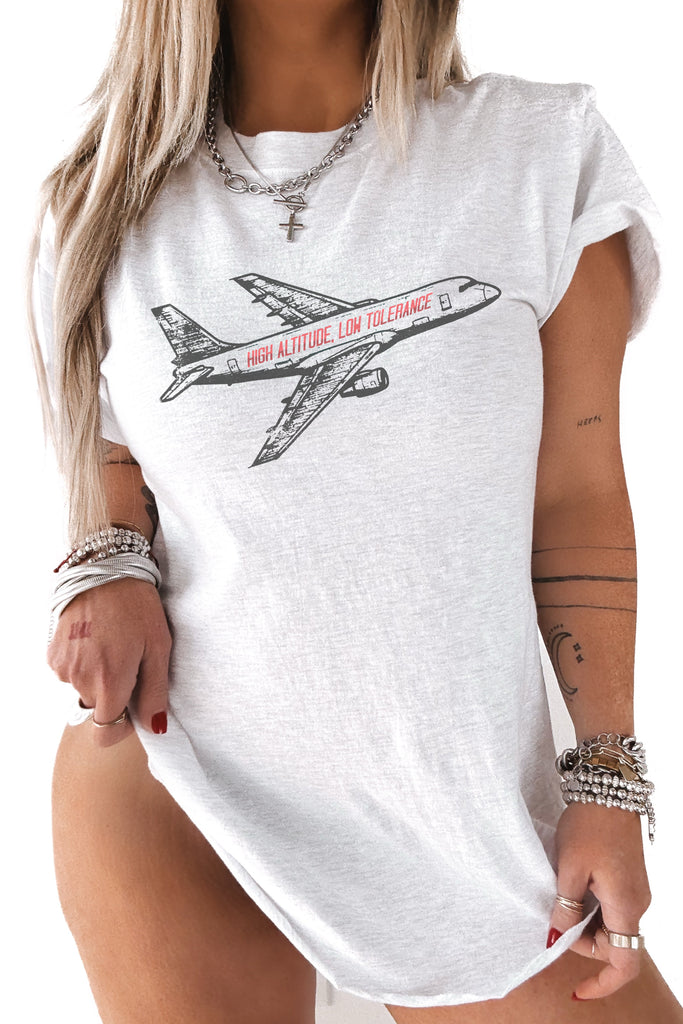 pebby forevee Side Slit Tee HIGH ALTITUDE, LOW TOLERANCE SIDE SLIT TEE