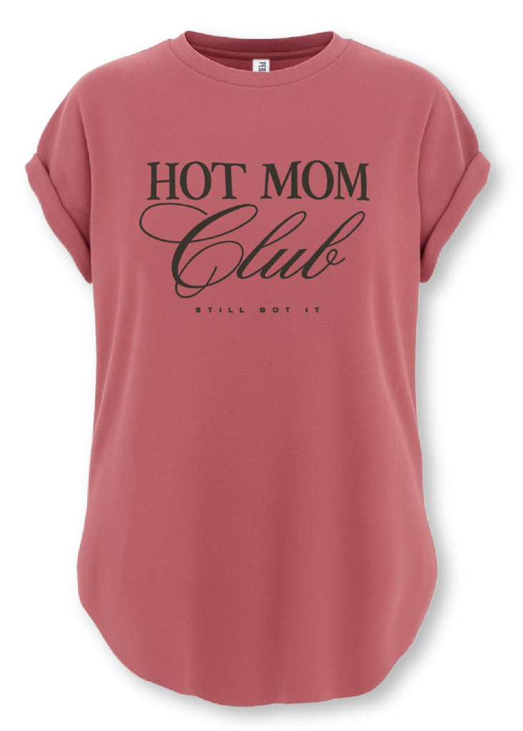pebby forevee Side Slit Tee HOT MOM CLUB SIDE SLIT TEE