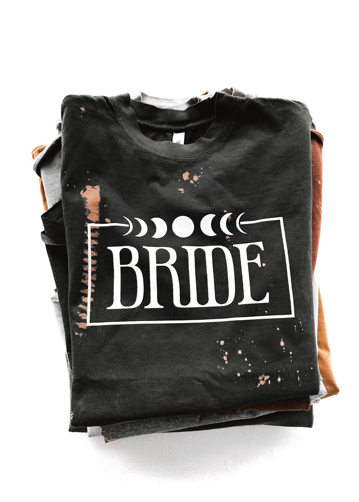 pebby forevee Side Slit Tee IN MY BRIDE PHASE BLEACHED OUT SIDE SLIT TEE