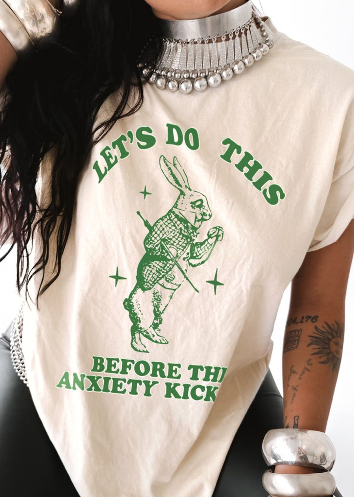 pebby forevee Side Slit Tee LET'S DO THIS BEFORE THE ANXIETY KICKS IN SIDE SLIT TEE