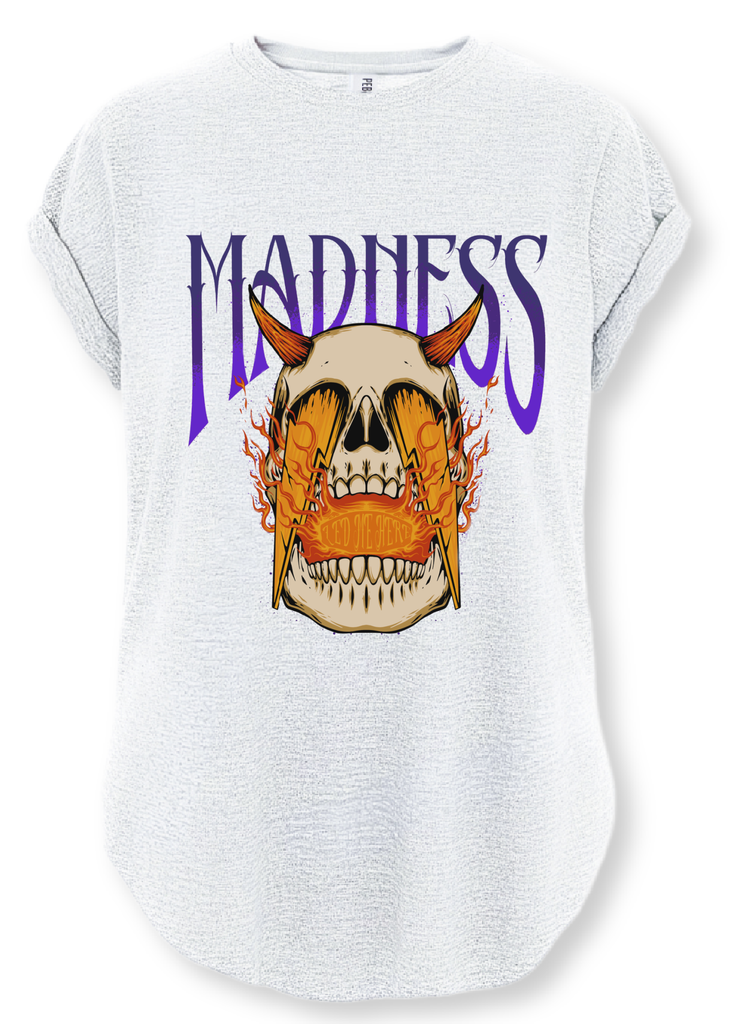 pebby forevee Side Slit Tee MADNESS LED ME HERE SIDE SLIT TEE