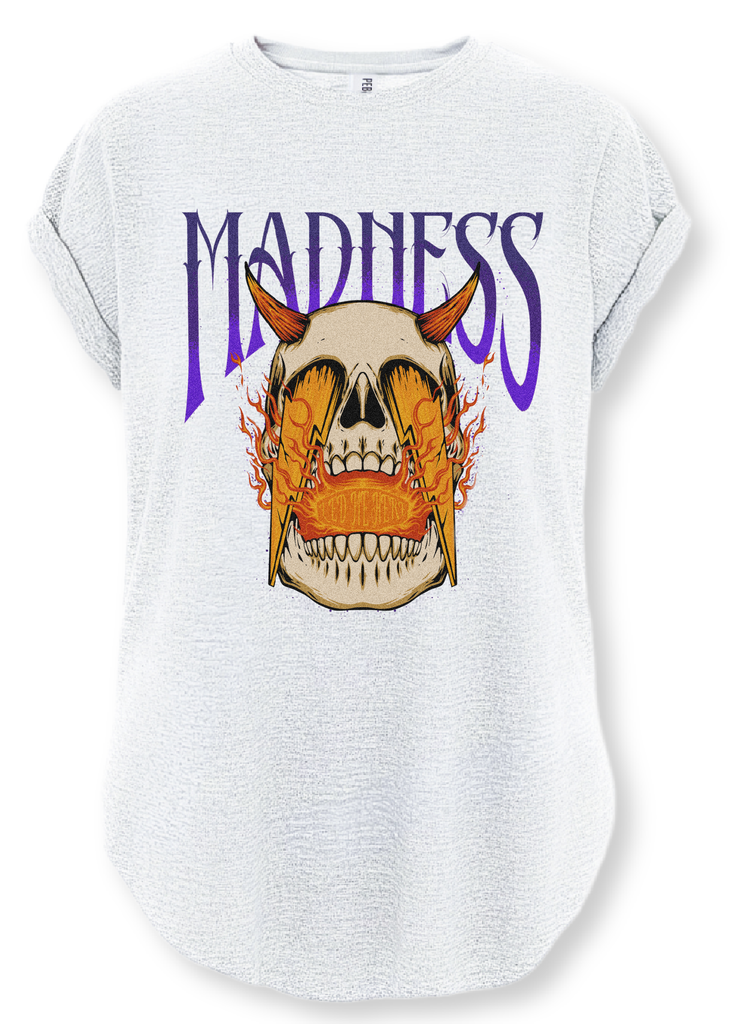 pebby forevee Side Slit Tee MADNESS LED ME HERE SIDE SLIT TEE