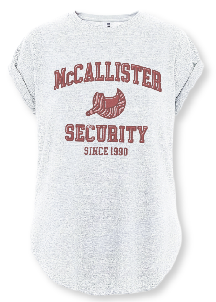 pebby forevee Side Slit Tee MCCALLISTER SECURITY SIDE SLIT TEE