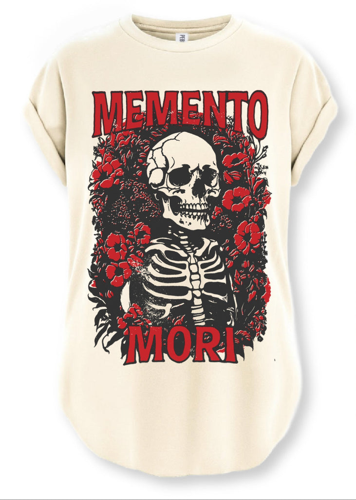 pebby forevee Side Slit Tee MEMENTO MORI SIDE SLIT TEE
