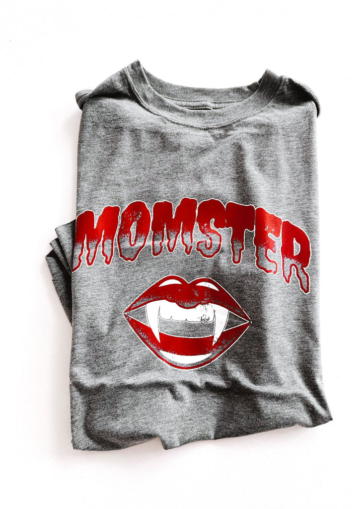 pebby forevee Side Slit Tee MOMSTER SIDE SLIT TEE
