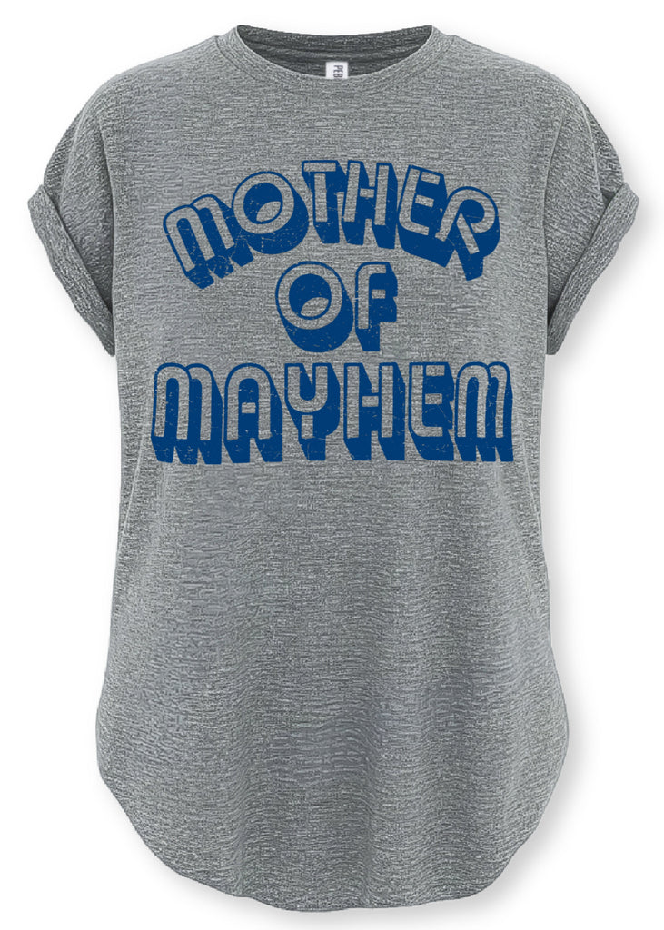 pebby forevee Side Slit Tee MOTHER OF MAYHEM SIDE SLIT TEE