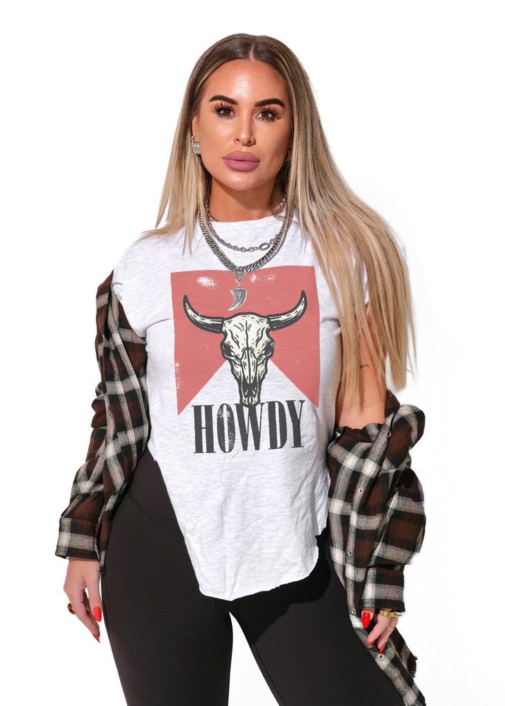 pebby forevee Side Slit Tee NEW MESS WITH THE BULL SIDE SLIT TEE