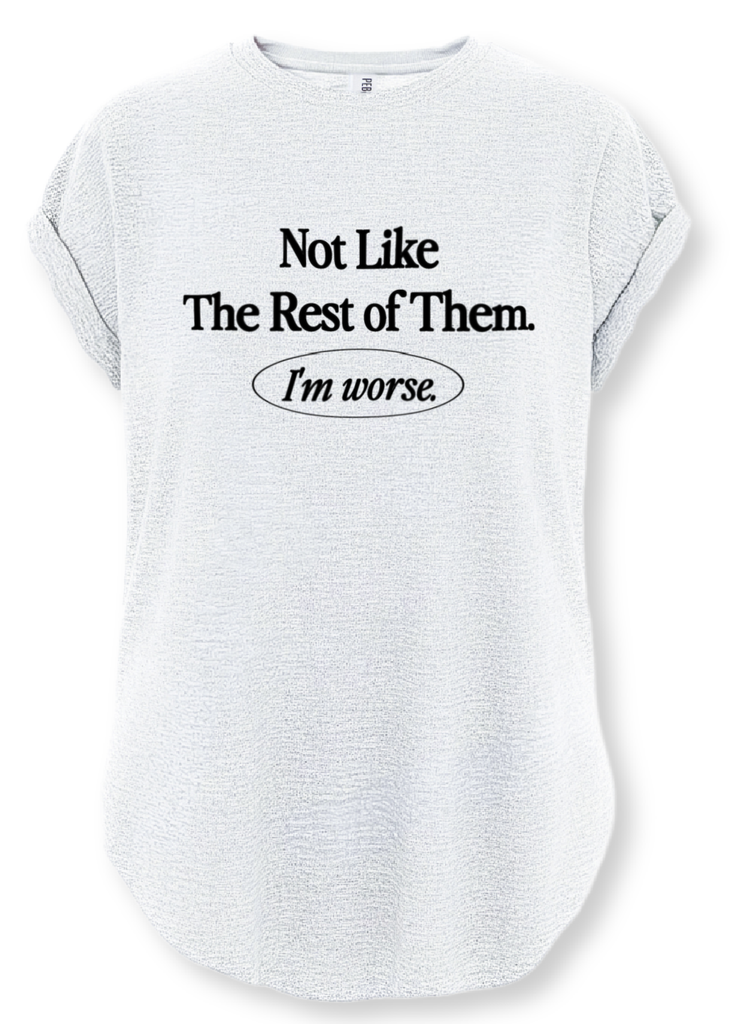 pebby forevee Side Slit Tee NOT LIKE THE REST OF THEM SIDE SLIT TEE