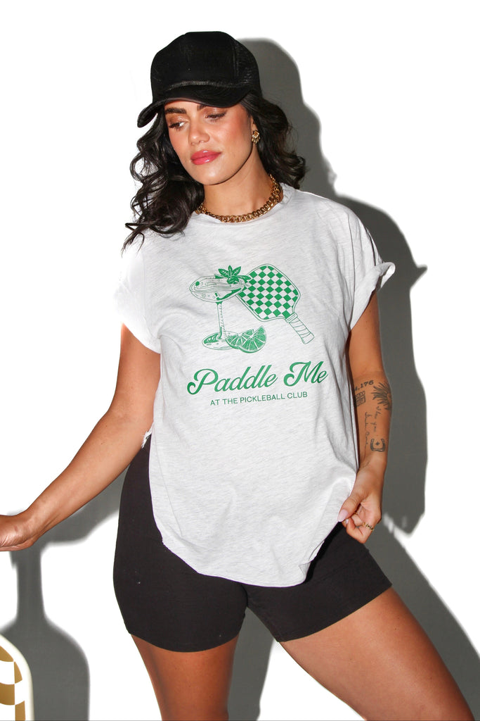 pebby forevee Side Slit Tee PADDLE ME SIDE SLIT TEE