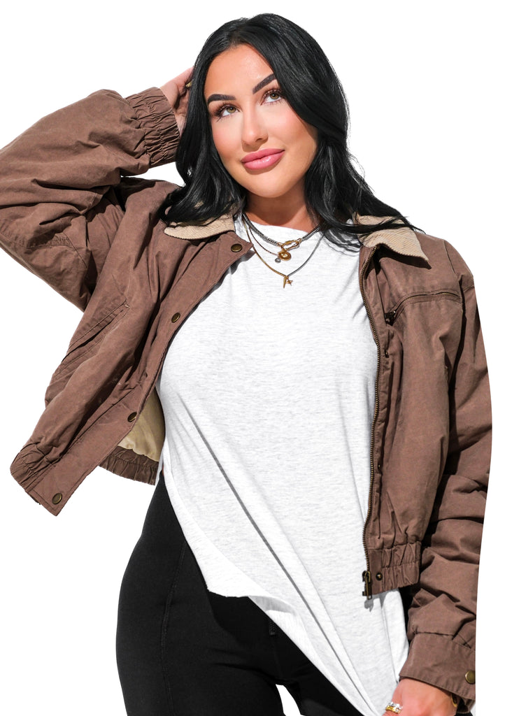 pebby forevee Side Slit Tee PEBBY BASICS ASH GRAY SIDE SLIT TEE