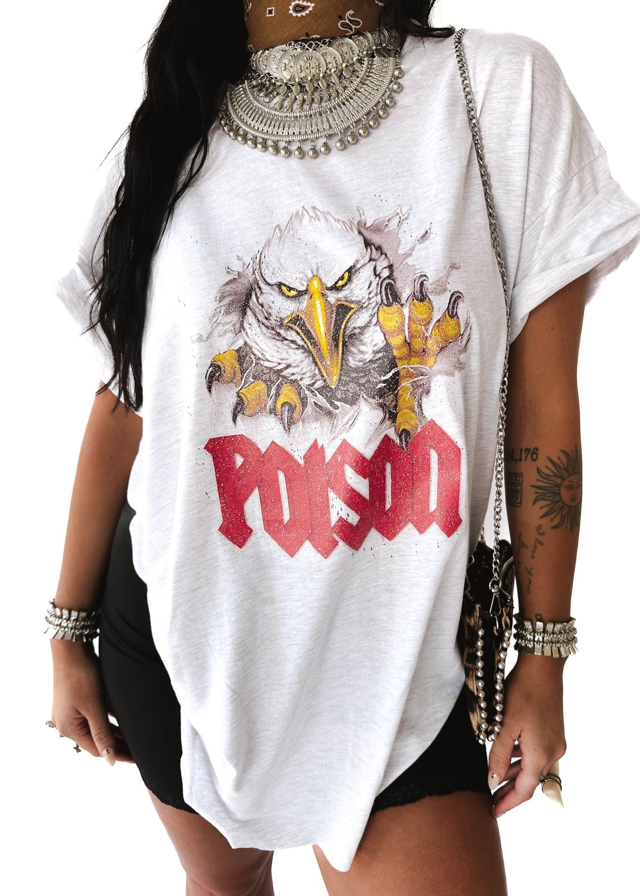 pebby forevee Side Slit Tee POISON SIDE SLIT TEE