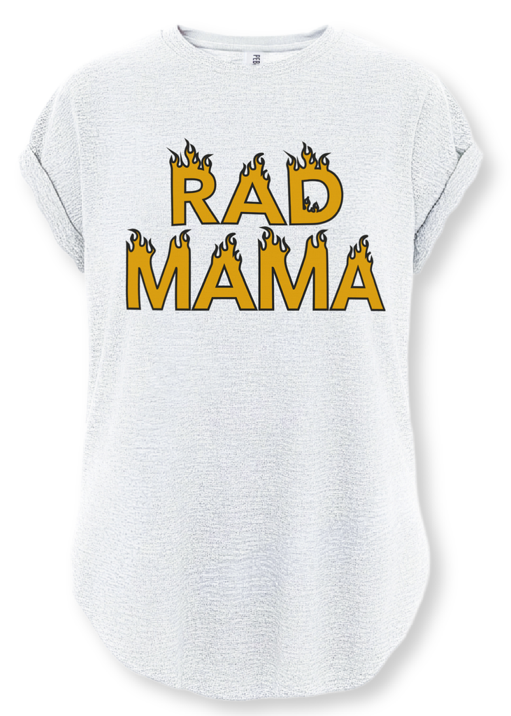 pebby forevee Side Slit Tee RAD MAMA SIDE SLIT TEE