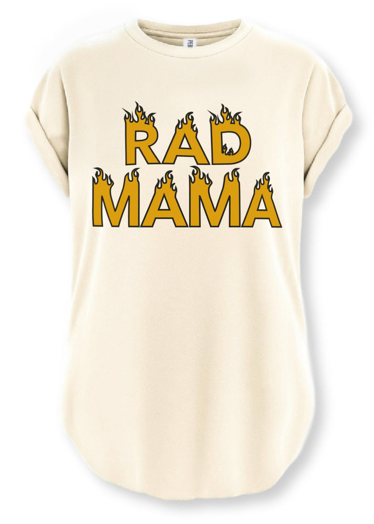pebby forevee Side Slit Tee RAD MAMA SIDE SLIT TEE