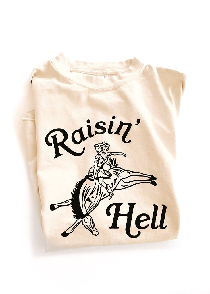 pebby forevee Side Slit Tee RAISIN' HELL SIDE SLIT TEE