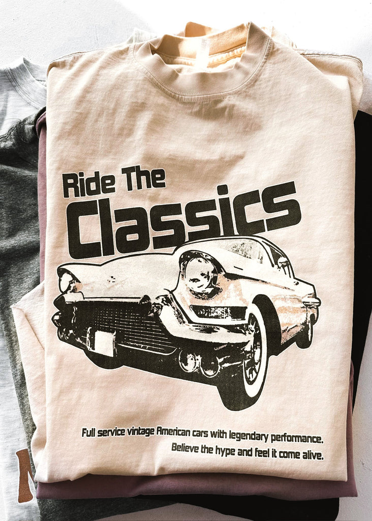 pebby forevee Side Slit Tee RIDE THE CLASSICS SIDE SLIT TEE