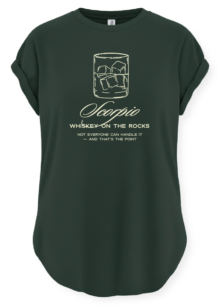 pebby forevee Side Slit Tee SCORPIO COCKTAIL SIDE SLIT TEE