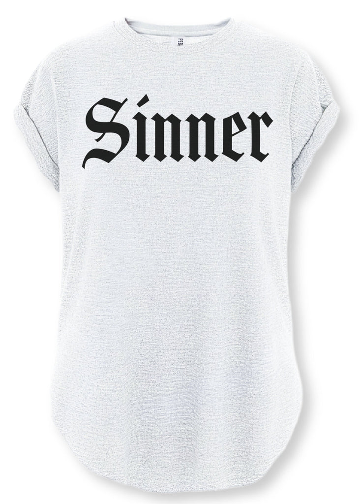 pebby forevee Side Slit Tee SINNER SIDE SLIT TEE