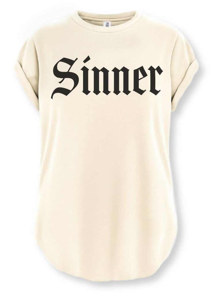 pebby forevee Side Slit Tee SINNER SIDE SLIT TEE