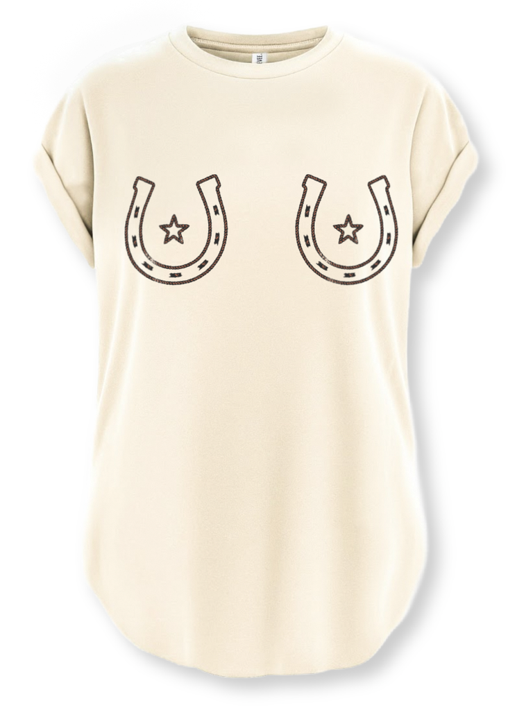 pebby forevee Side Slit Tee STAMP OF APPROVAL SIDE SLIT TEE