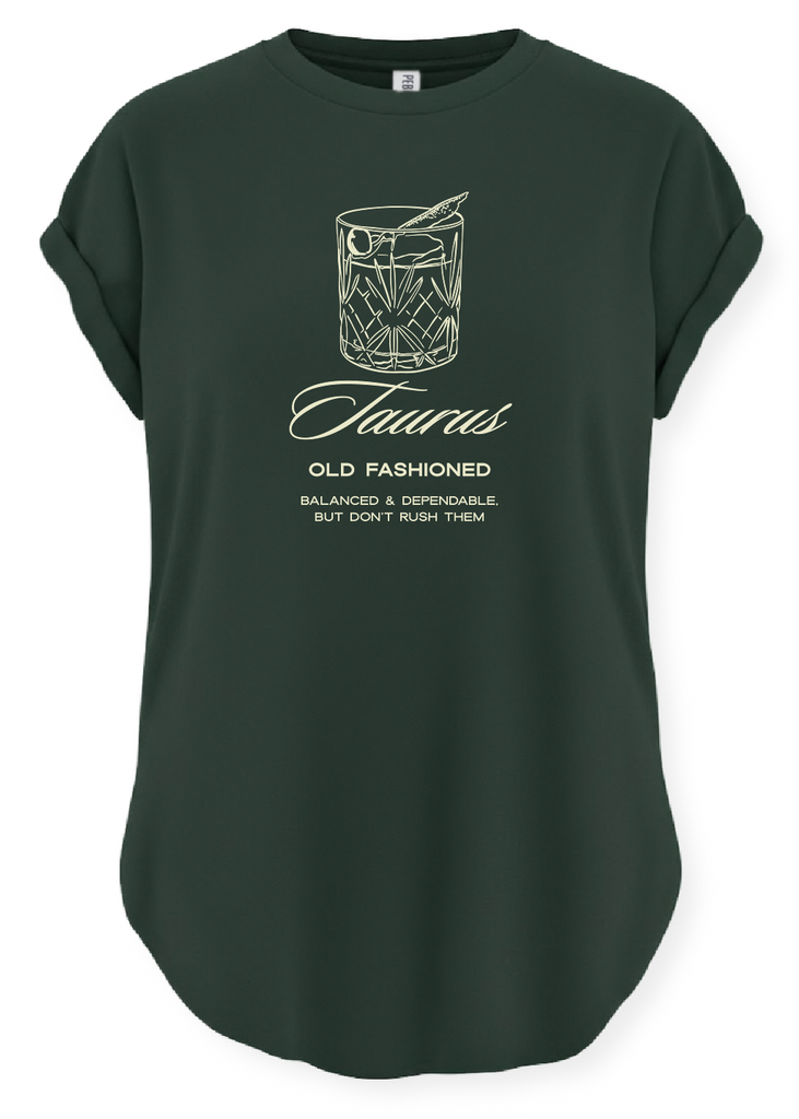 pebby forevee Side Slit Tee TAURUS COCKTAIL SIDE SLIT TEE