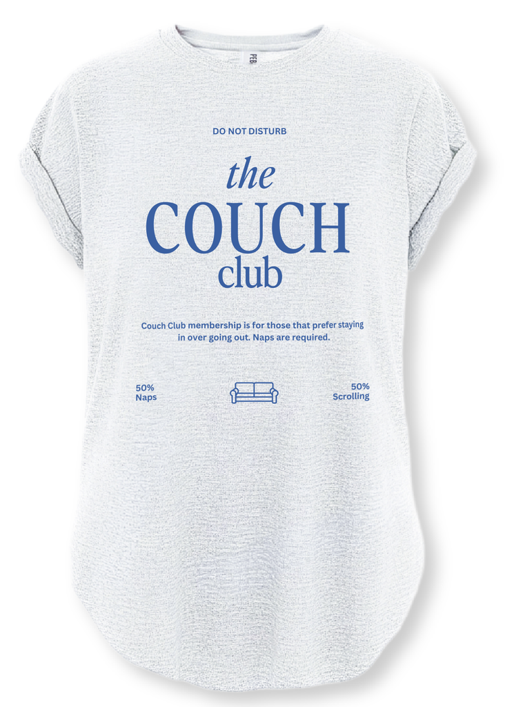 pebby forevee Side Slit Tee THE COUCH CLUB SIDE SLIT TEE