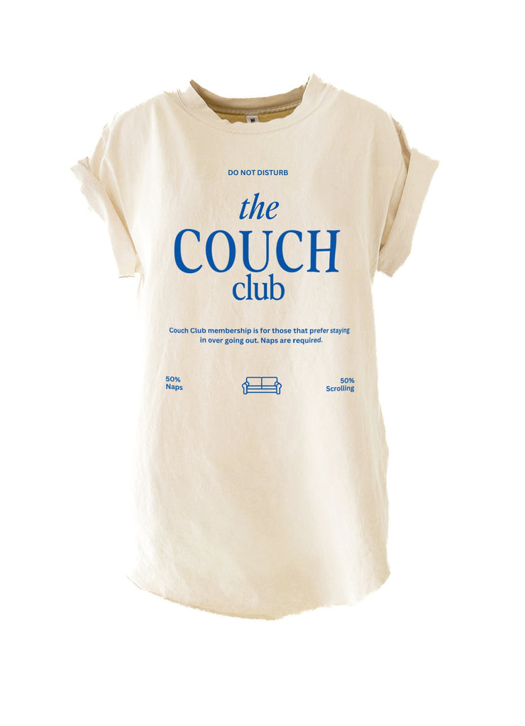 pebby forevee Side Slit Tee THE COUCH CLUB SIDE SLIT TEE