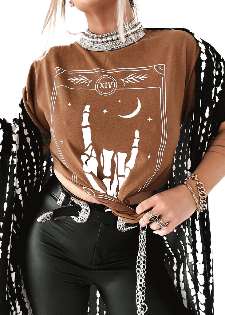 pebby forevee Side Slit Tee THE COVEN TAROT SIDE SLIT TEE