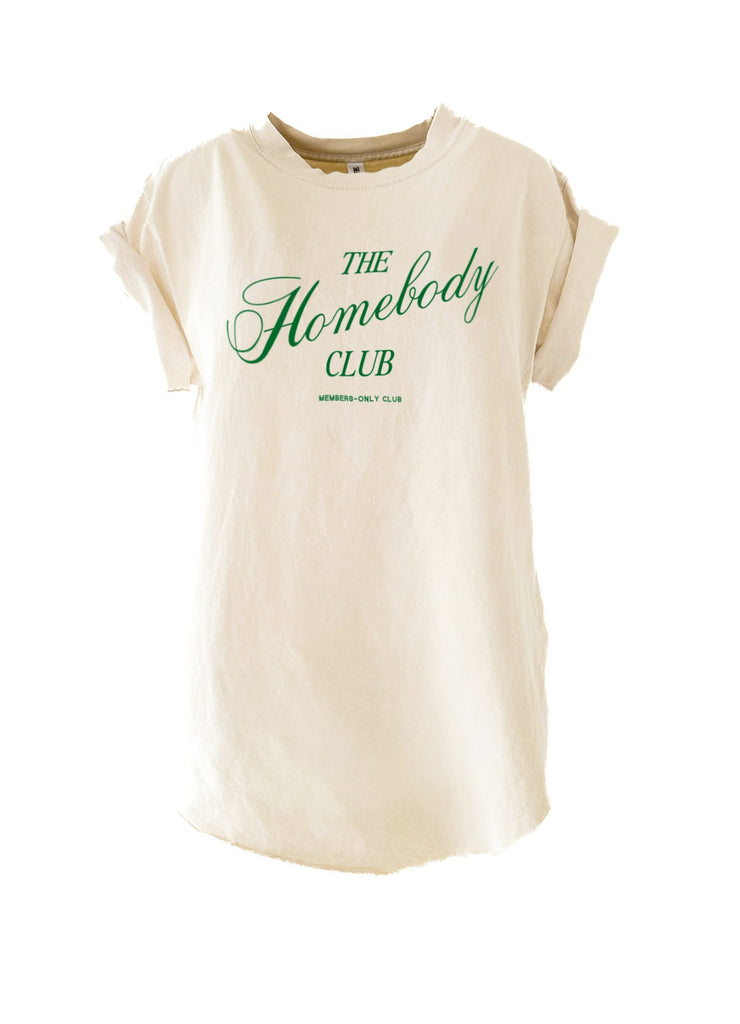 pebby forevee Side Slit Tee THE HOMEBODY CLUB SIDE SLIT TEE