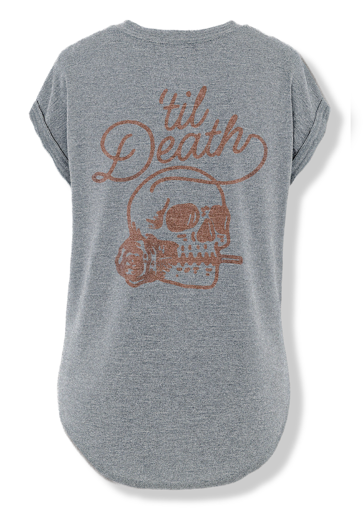 pebby forevee Side Slit Tee 'TIL DEATH MY LOVE SIDE SLIT TEE