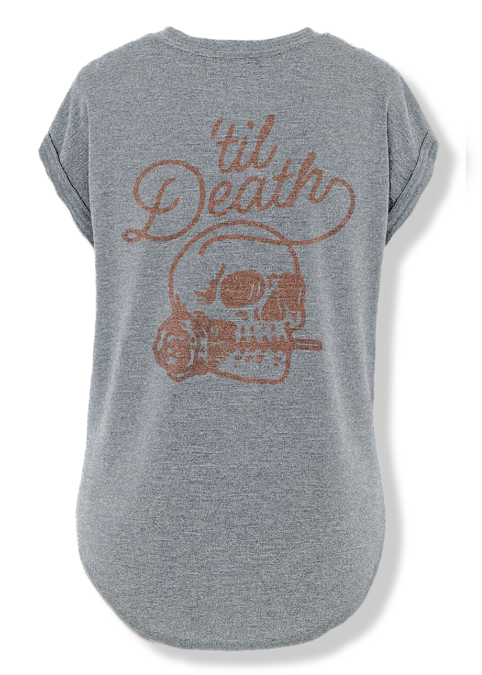TIL DEATH MY LOVE SIDE SLIT TEE – Pebby Forevee