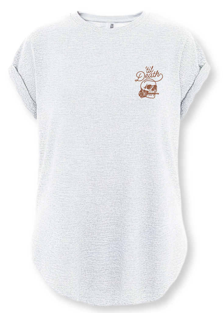 pebby forevee Side Slit Tee 'TIL DEATH MY LOVE SIDE SLIT TEE