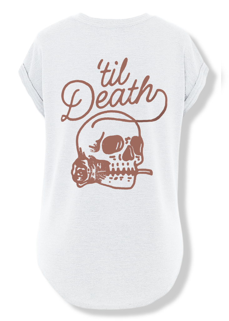 pebby forevee Side Slit Tee 'TIL DEATH MY LOVE SIDE SLIT TEE