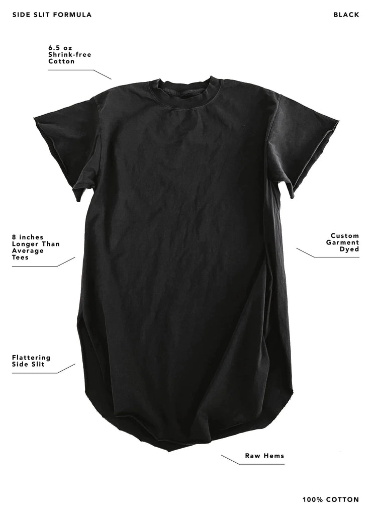 pebby forevee Side Slit Tee 'TIL DEATH MY LOVE SIDE SLIT TEE