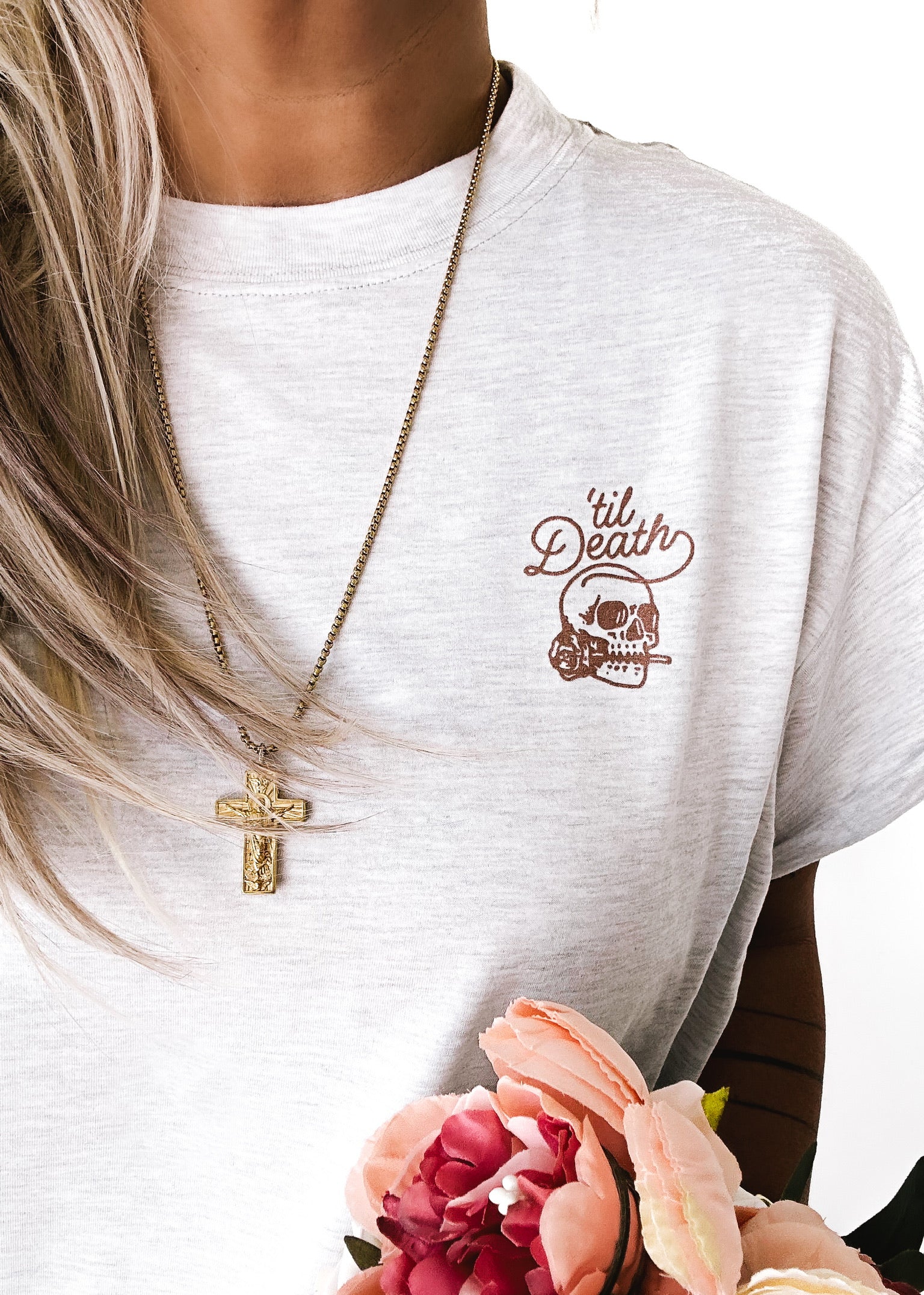 TIL DEATH MY LOVE SIDE SLIT TEE – Pebby Forevee TIL DEATH MY LOVE SIDE SLIT TEE – Pebby Forevee