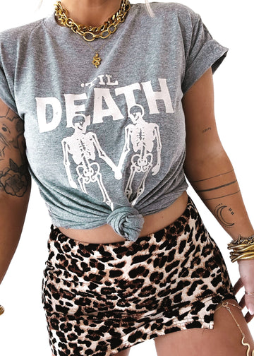 pebby forevee Side Slit Tee 'TIL DEATH SIDE SLIT TEE