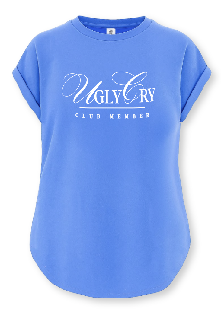 pebby forevee Side Slit Tee UGLY CRY CLUB MEMBER SIDE SLIT TEE