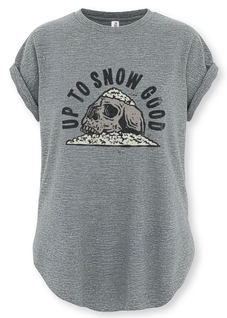 pebby forevee Side Slit Tee UP TO SNOW GOOD SIDE SLIT TEE