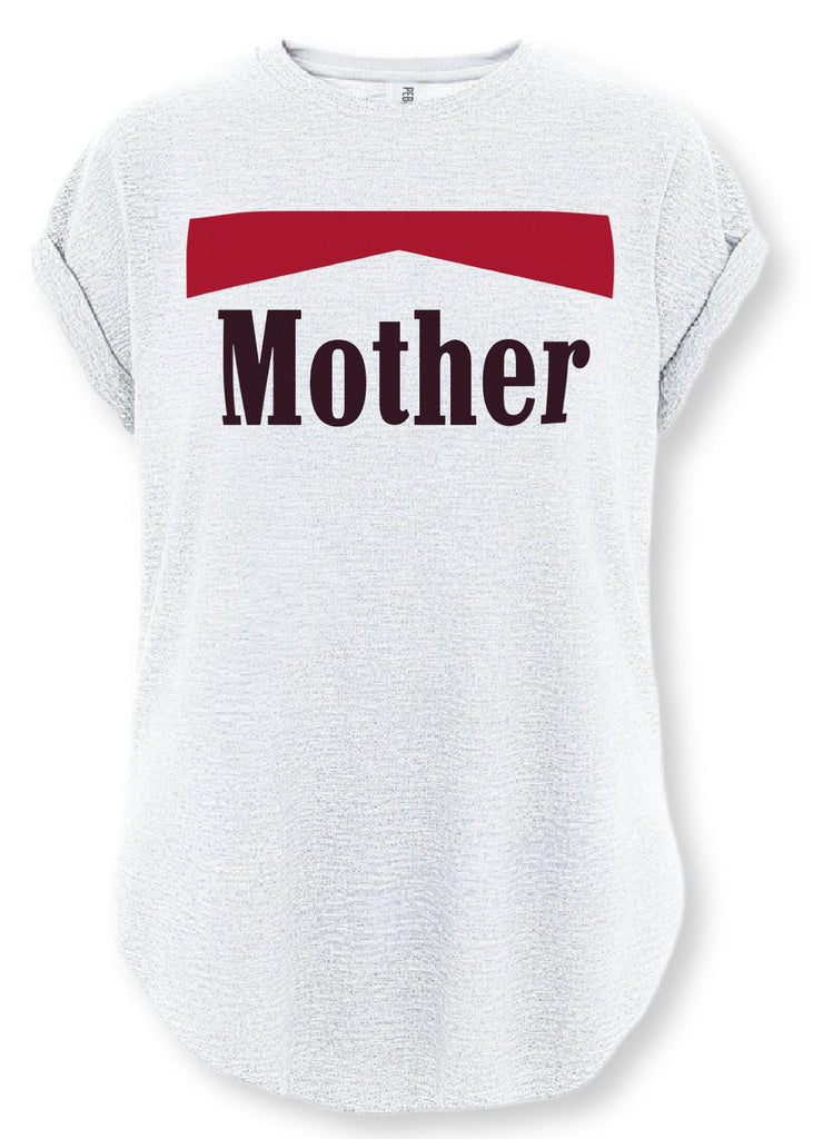 pebby forevee Side Slit Tee VINTAGE MOTHER SIDE SLIT TEE